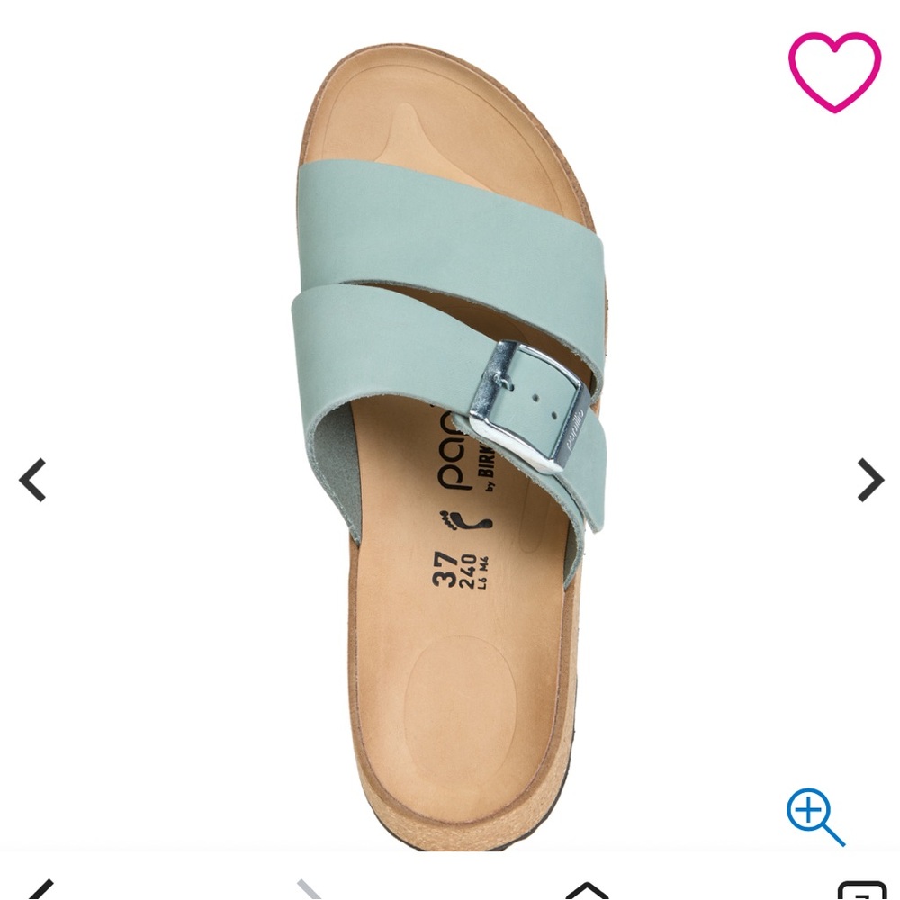 New Papillio by Birkenstock Almina Nubuck Leather Platform Sandal - - Picture 8 of 11